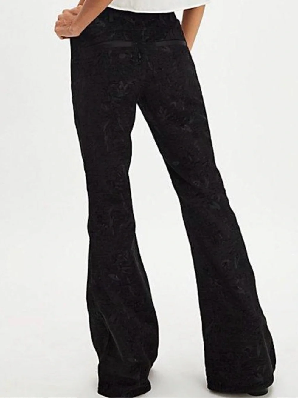 Free People Zoe Tux Pants. NWT. Black